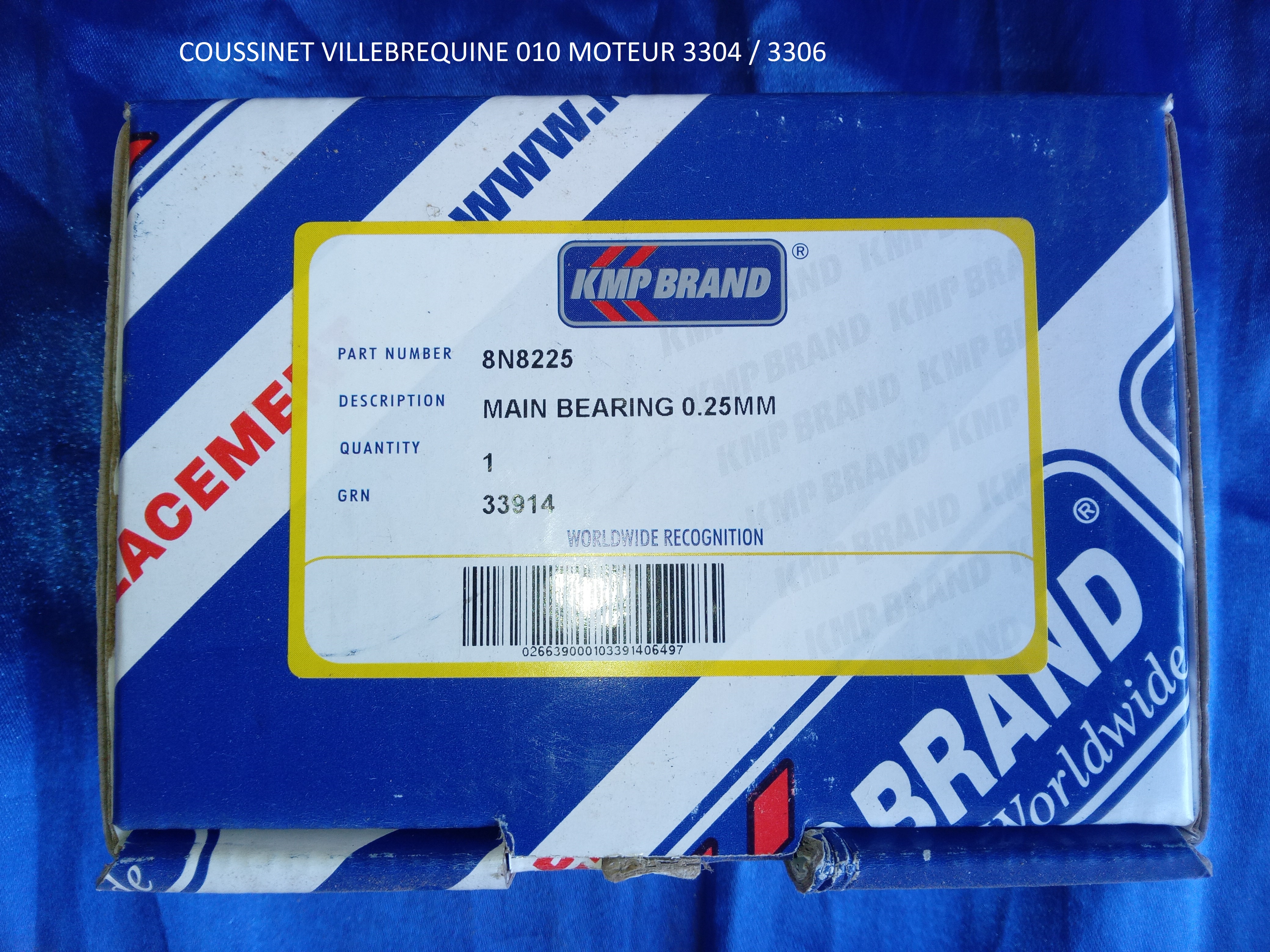 COUSSINET VILLEBRAQUINE 0.10  3304/3306