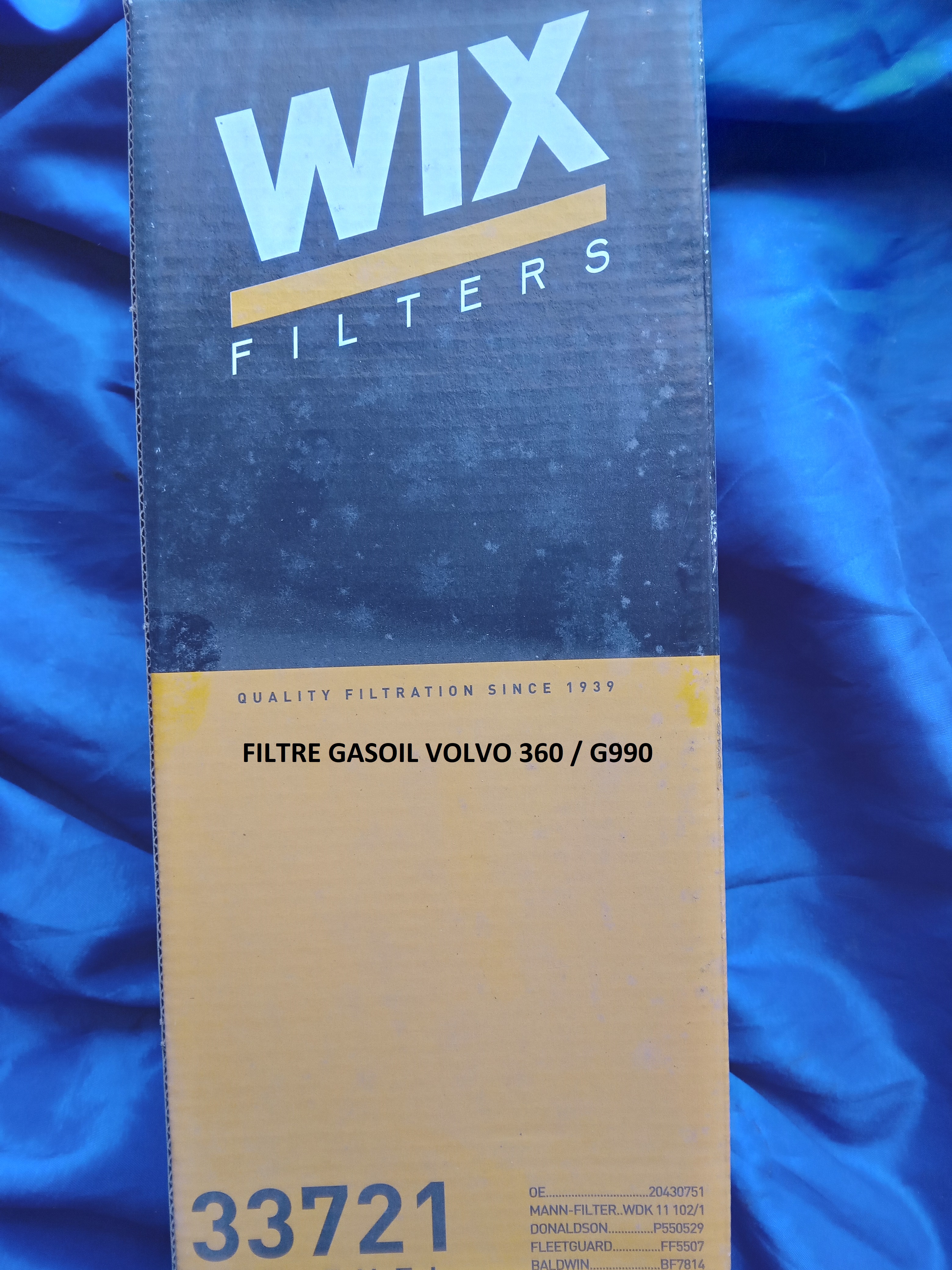 FILTRE GASOIL VOLVO EC360C ET G99015000